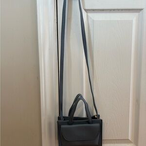 Elegant Gray Women's Handbag